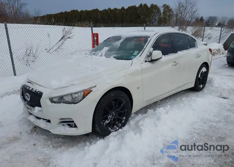 2015 Infiniti Q50 from USA, damaged, VIN JN1BV7AR4FM392940